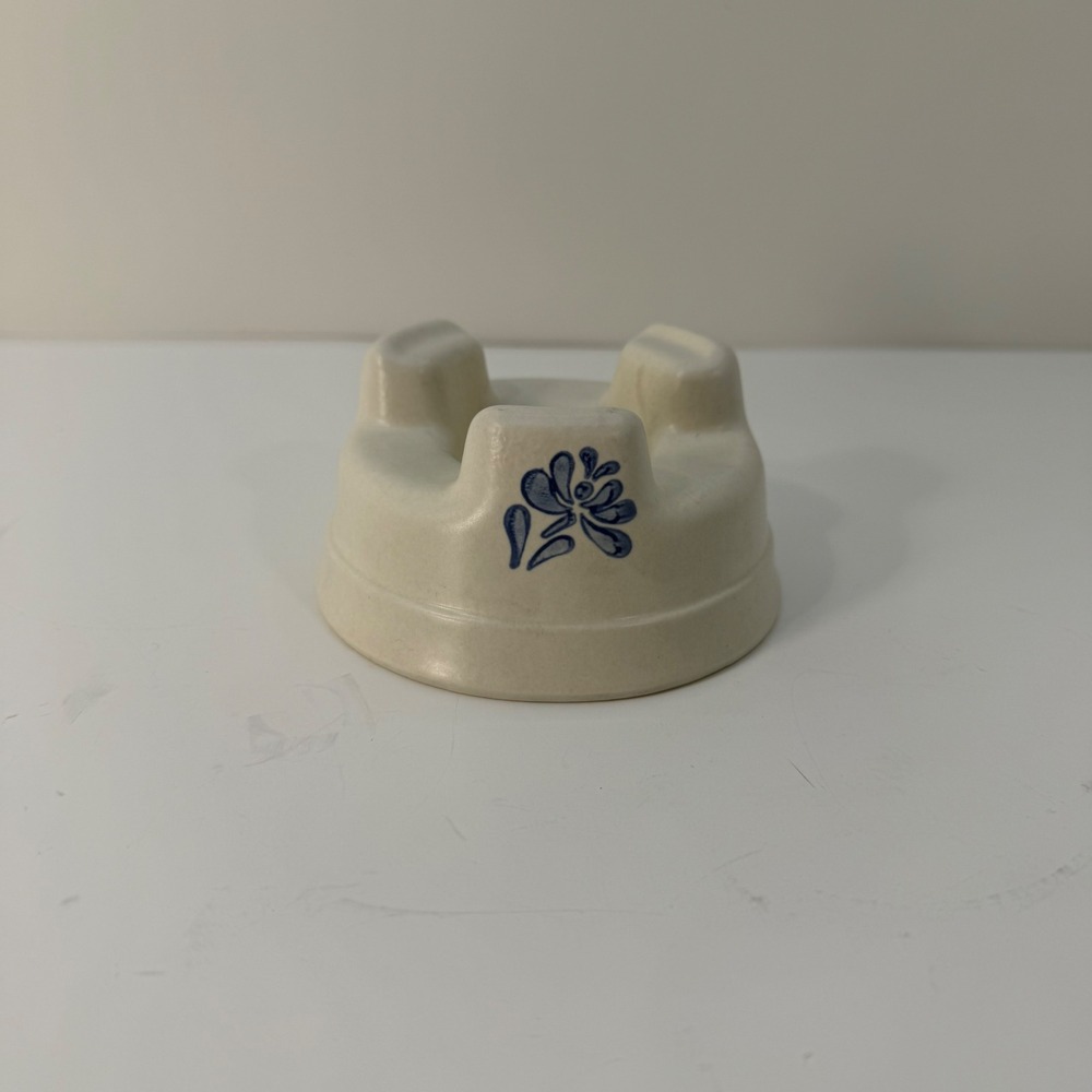 Pfaltzgraff Yorktowne Blue Floral Stoneware Juicer Base Replacement 117 USA